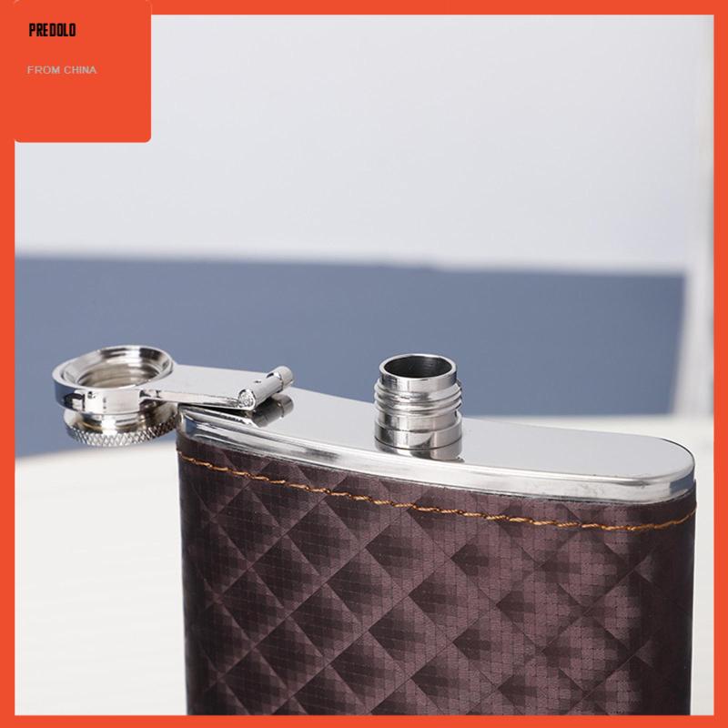 [Predolo] Hip Flasks for Men Stainless Steel 301-400ml Portable Men Flasks Untuk Camping