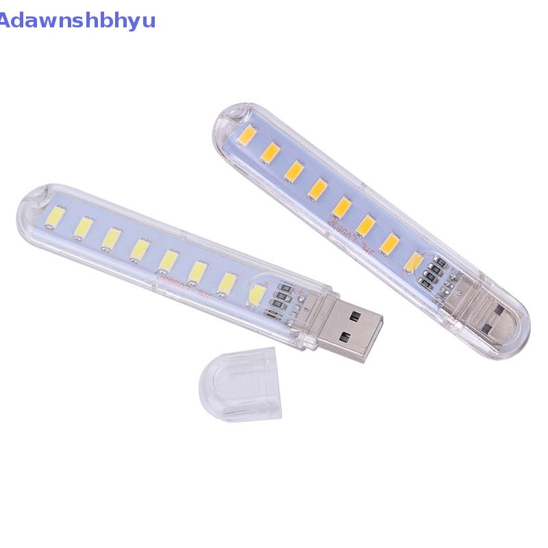 Adhyu Mini LED Portable 5V 8led USB Lighg Komputer Handphone Power Lamp Lampu Malam ID