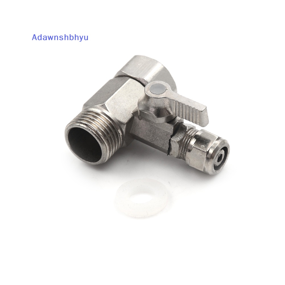 Adhyu New Adaptor Penjernih Filter Air Umpan Ro1/2 ''Ke3/8'' Ball Valve Faucet Tap Safe ID