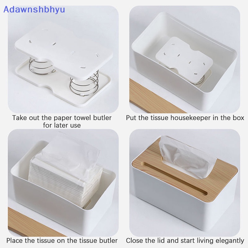 Adhyu Spring Tissue Box Drawer Kotak Tisu Laci Dalam Tray Laci ID