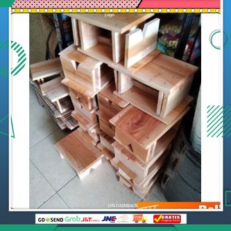 dingklik kursi jongkok kayu / dingklik kayu / kursi kayu / bangku kayu / meja kayu kecil