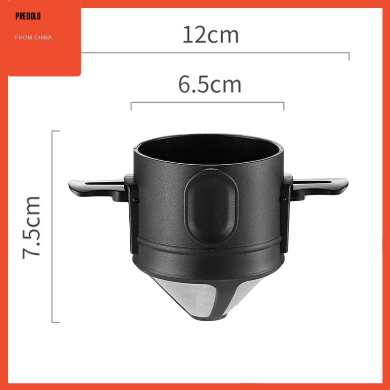 [Predolo] Coffee Maker Tanpa Kertas Pour over Dripper Kopi Untuk Camping Indoor