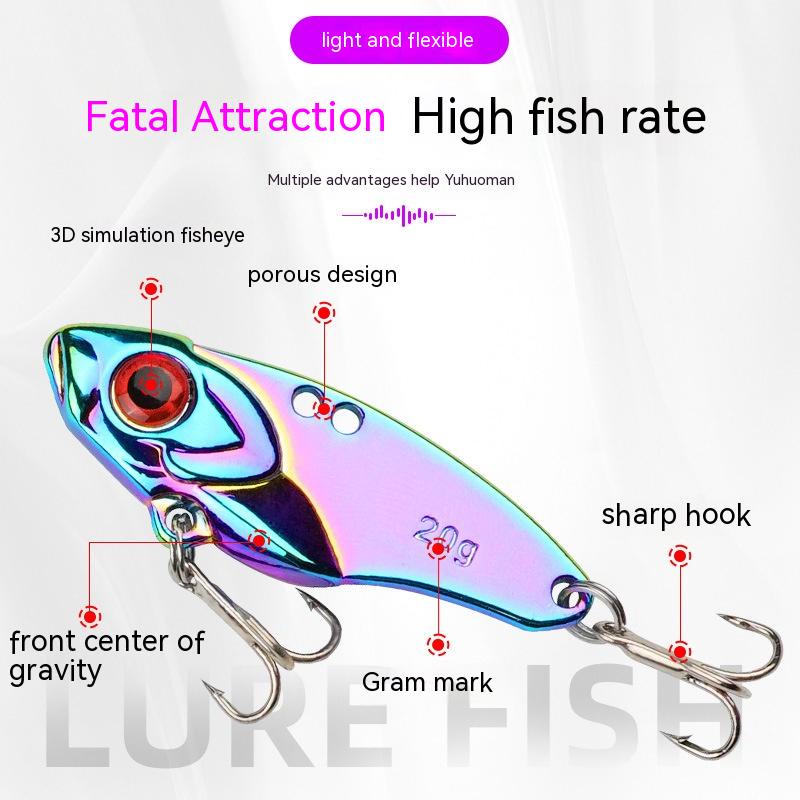 Fishing Jig Spoon Lures Metal VIB Lure Blade Umpan Pancing Sendok Engkol Untuk Trout Bass Salmon Lures Air Tawar Air Asin