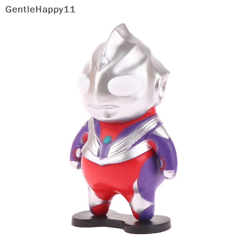 Gentlehappy 9cm Q version Ultraman Tiga Obesitas Tokoh Anime PVC Angka Lucu Model Koleksi Boneka Mainan Hadiah Anak Mobil Dekorasi id