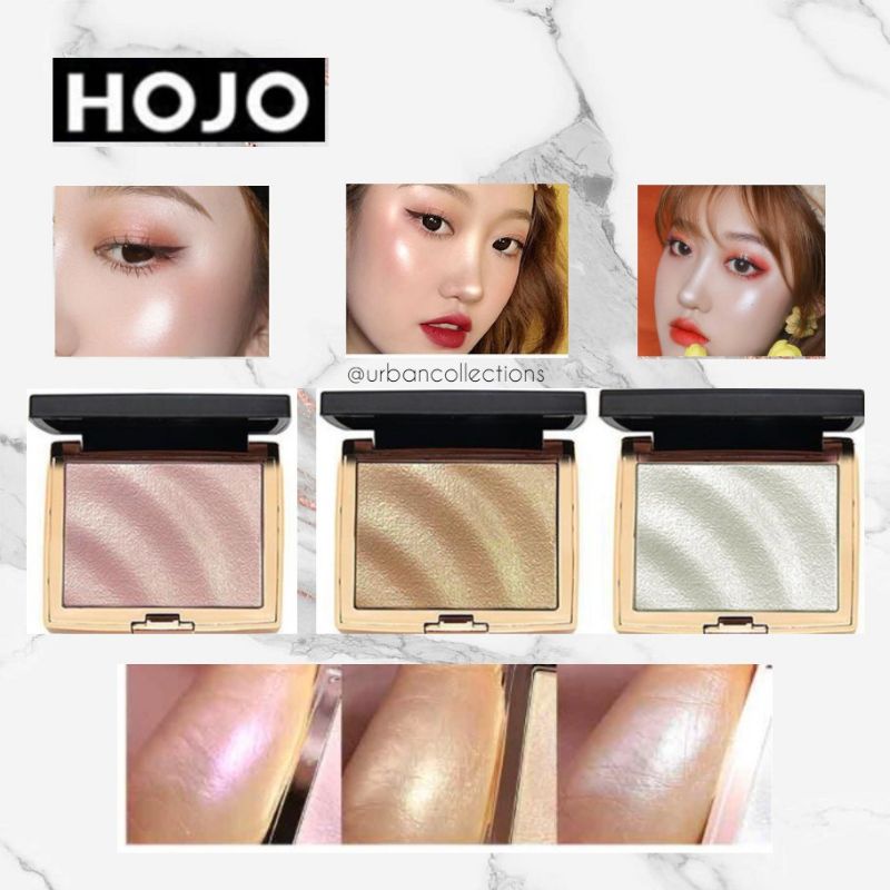 HOJO Highlighter glitter pallete | Hojo glitter highlighter bronzer makeup | Highlighter waterproof pigmented | Highlighter shimmer gliter