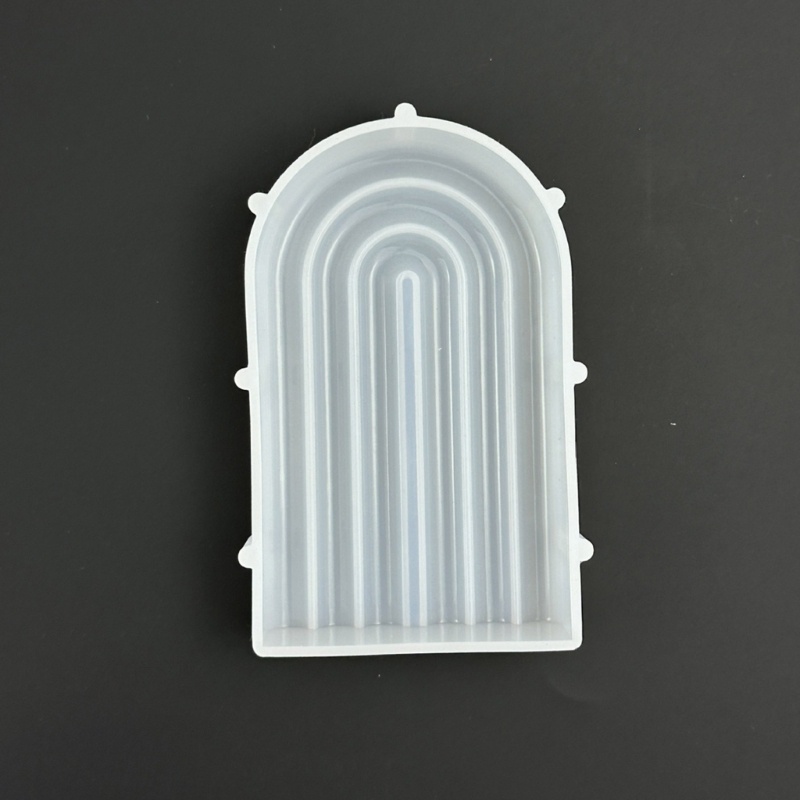 Siy Arch Shaped Silicone Molds DIY Dekorasi Rumah Epoxy Resin Molds Cetakan Ornamen Meja