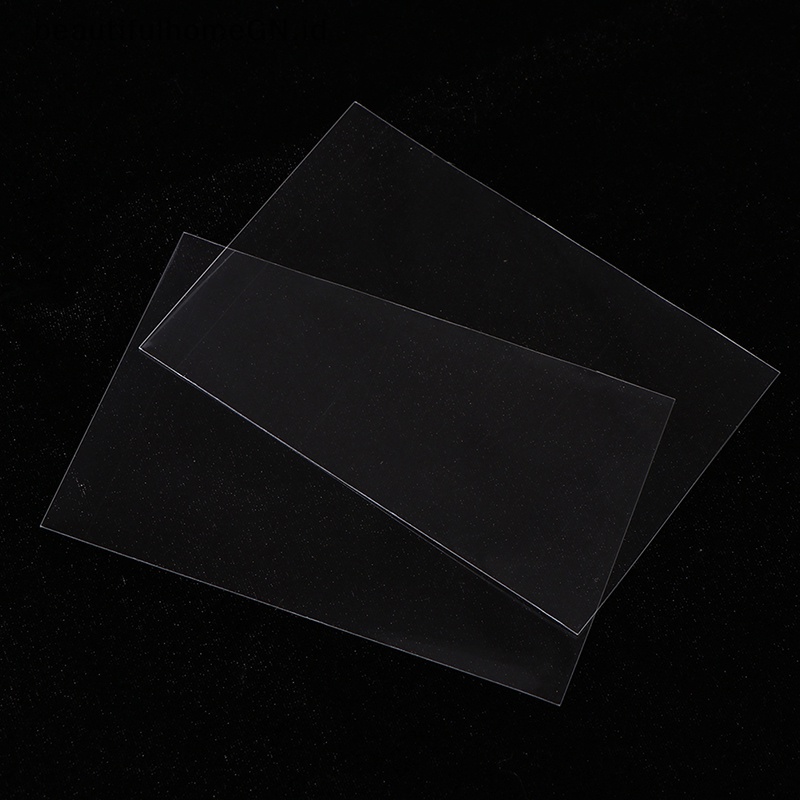 {Cantik} 100pcs Kartu Pelindung Transparan Bermain Game Display Card Sleeves~