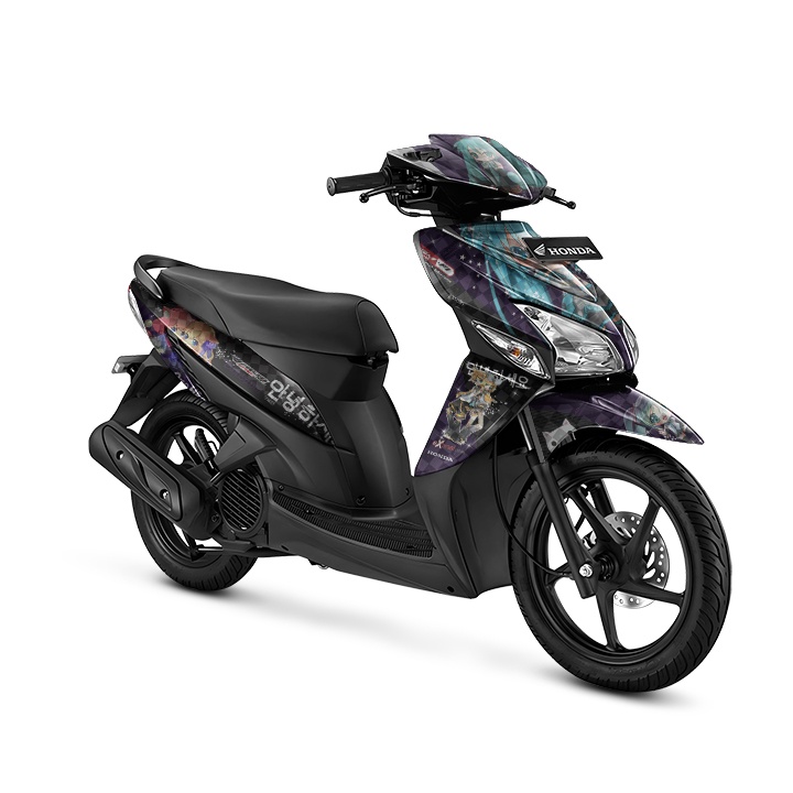 Decal Stiker Full Body sticker  motor Honda vario 110 Karbu - Vario 110 FI  New- Chibi Anime