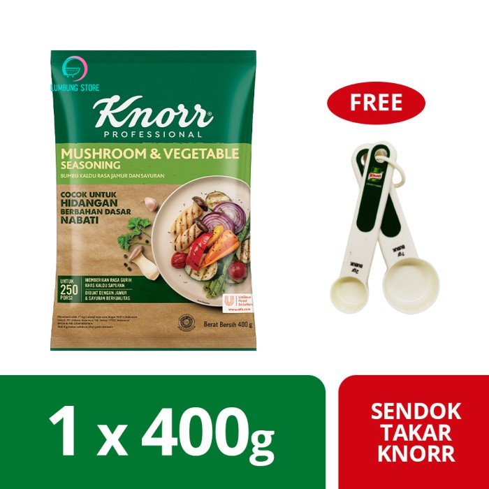 

Knorr Mushroom & Vegetable Free Sendok Takar Knorr
