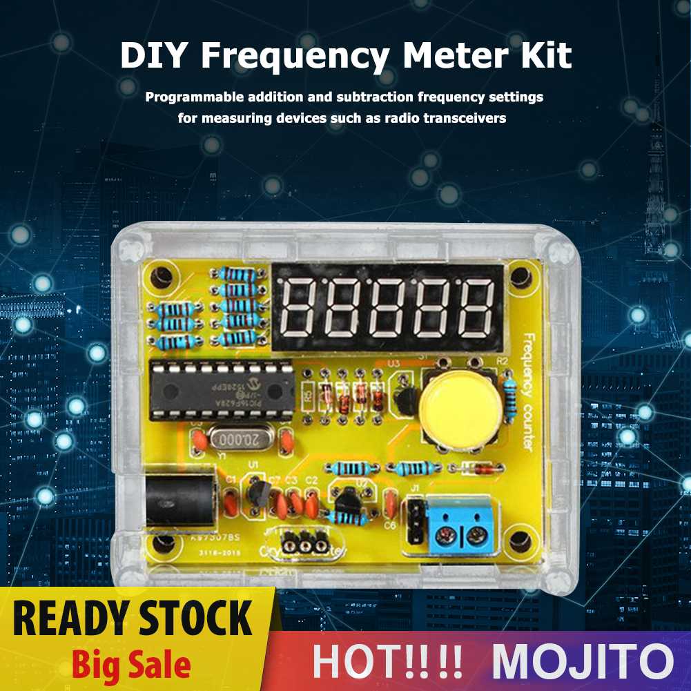 1hz-50mhz Crystal Oskilator Frekuensi Counter Tester 5digis Display DIY Kits