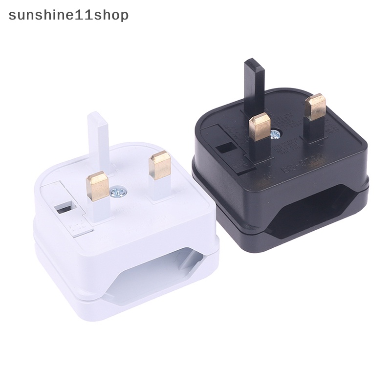 Sho 1Pc Eropa Euro EU 2pin Ke UK 3Pin Power Socket Travel Plug Universal N