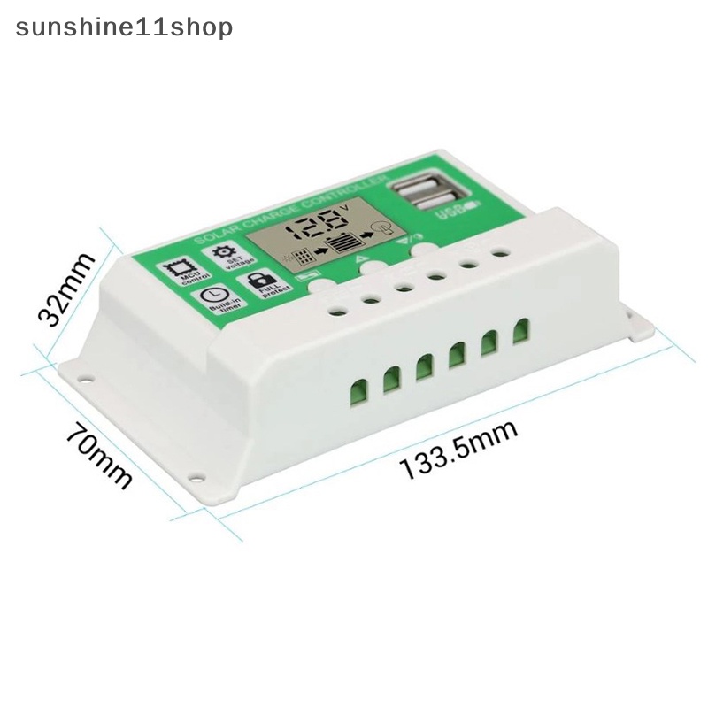 Sho Solar Charge Controller 12V24V Otomatis. Arus Charger 30A20A10A Untuk Panel PV 100W 200W 300W 400W 500W N