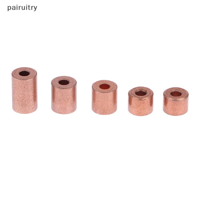 Prt 10pcs oil bearing Copper sleeve Copper base Bantalan Kecil Bagian Metalurgi PRT