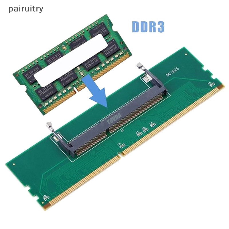 Prt Professional DDR3 Laptop Ke Desktop Memory Adapter Card 200pin SO-DIMM Ke PC 240pin DIMM DDR3 Adaptor Konektor RAM Memori PRT