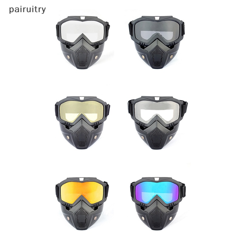 Prt Outdoor Sport Windproof Mask Goggle HD Kacamata Motor Snowboard Eyewear Riding Motocross Musim Panas UV Protection Sunglasses PRT