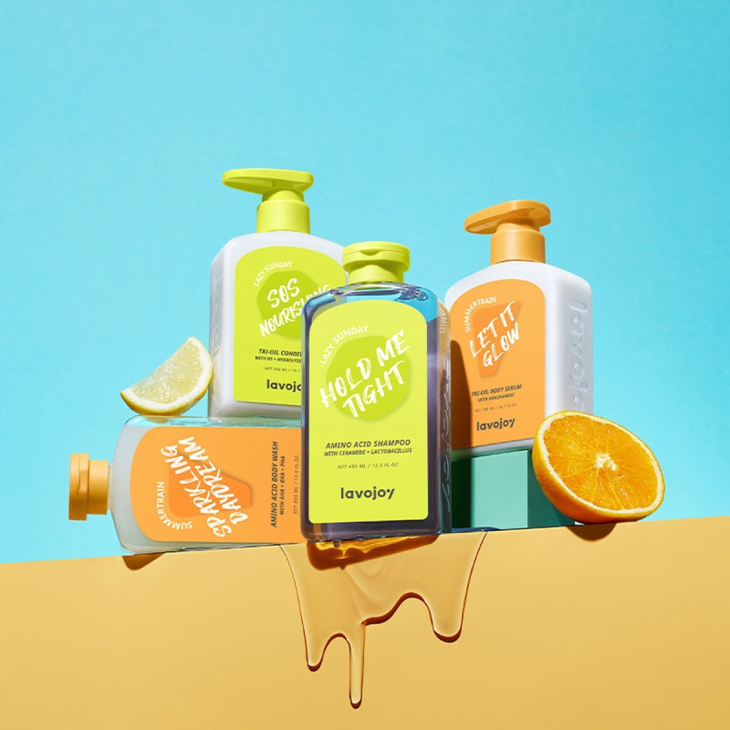 ✨LACIKOSME✨ LAVOJOY BODY &amp; HAIR CARE - GLOW BODY WASH SERUM SHAMPOO CONDI ORIGINAL
