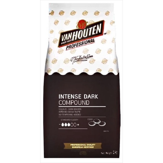 VAN HOUTEN COIN DARK COMPOUND  / COKLAT KOIN DARK COMPOUND 1 KG