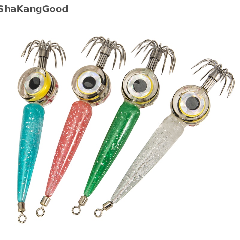 Skid Cuttlefish Squid Jig Hook Tackle Alat Untuk Memancing Laut Memancing Aksesori SKK