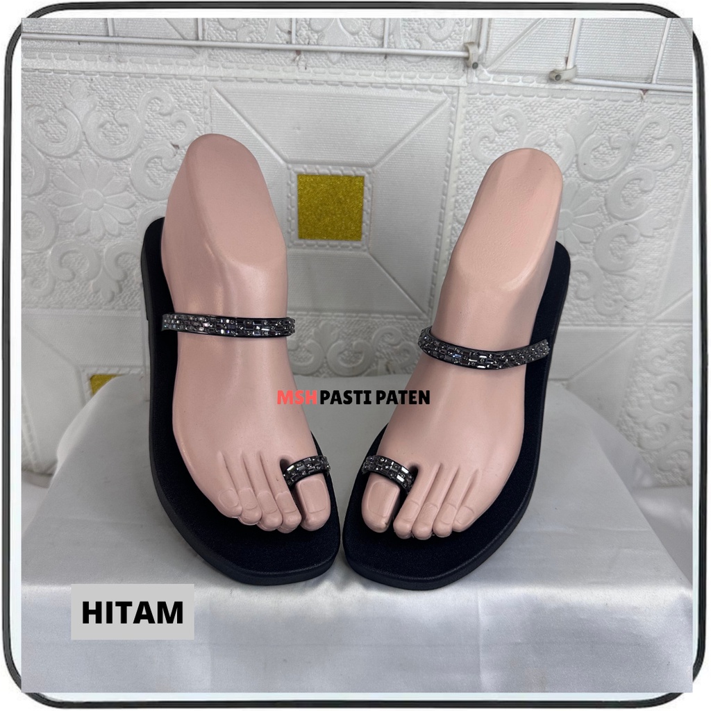 Sandal Jempol Glanzton 1973 Sendal Jelly Import Wanita Dewasa