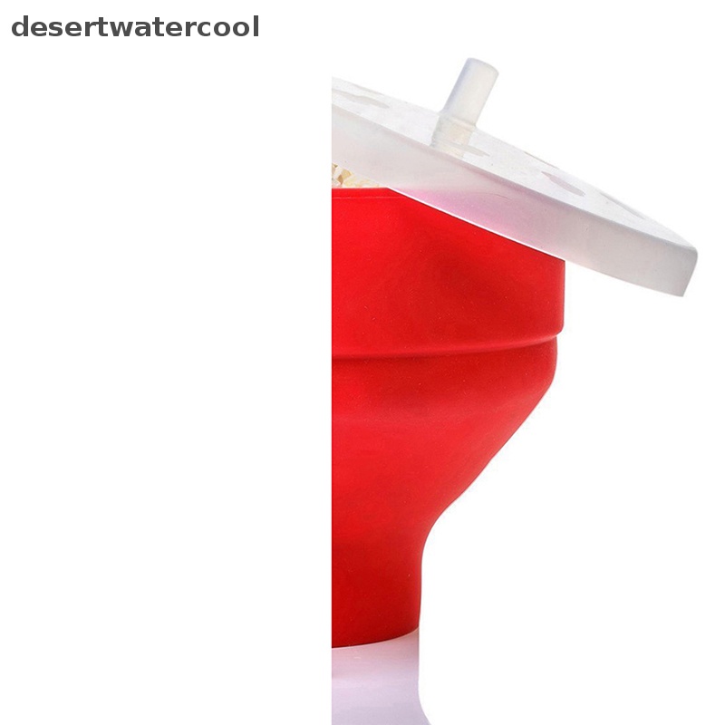 Deid Mangkok Popcorn Dengan Tutup Microwave Popcorn Bucket Pembuat Popcorn Kreatif Lipat Martijn