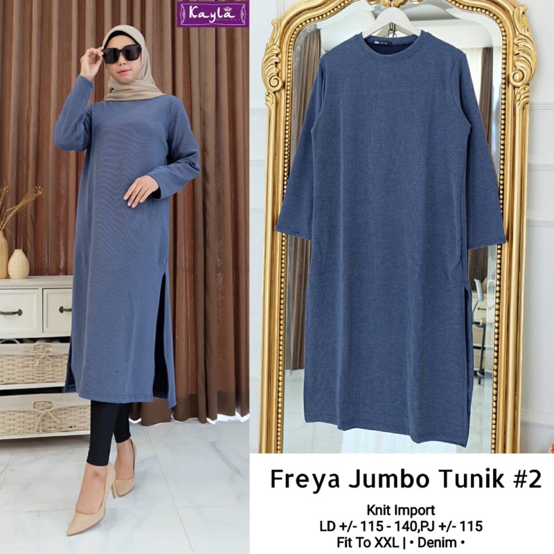 FREYA JUMBO TUNIK #2 ORI KAYLA