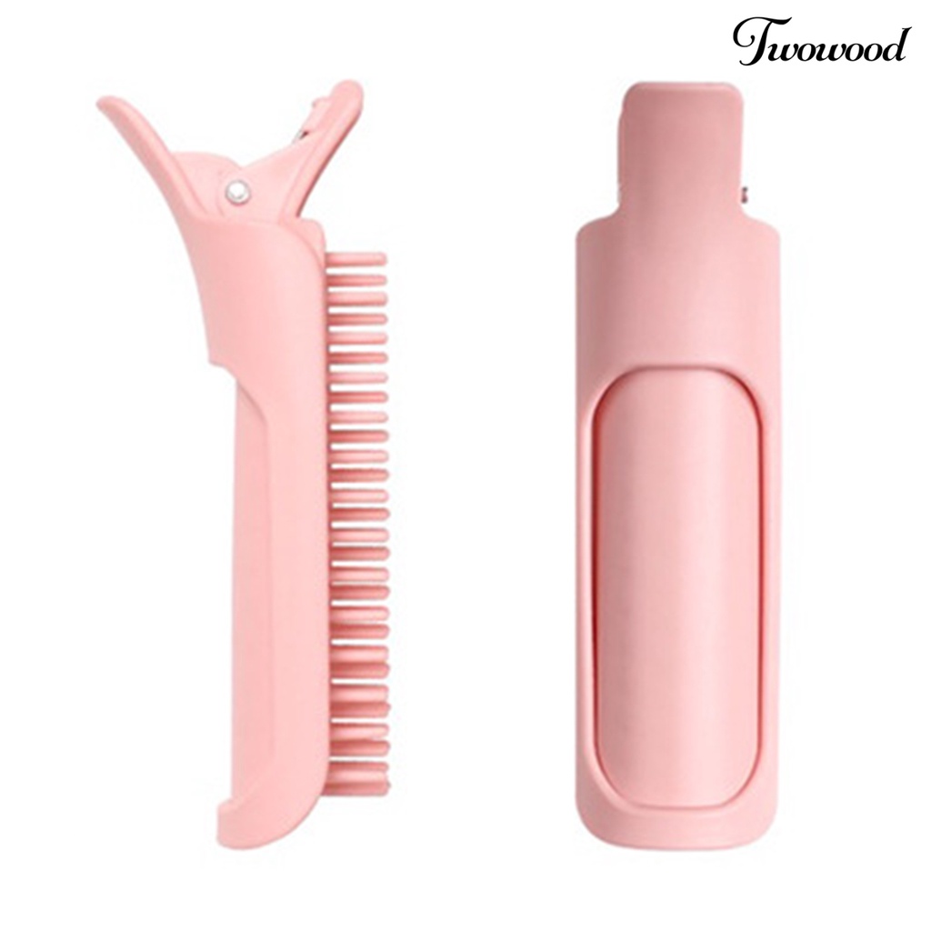 Twowood Hair Styling Clip Heatless Reusable Non-Slip Manual Multifungsi Curly Alat Styling Rambut Akar Rambut Berbulu Alami Klip Rambut Aksesoris Rambut