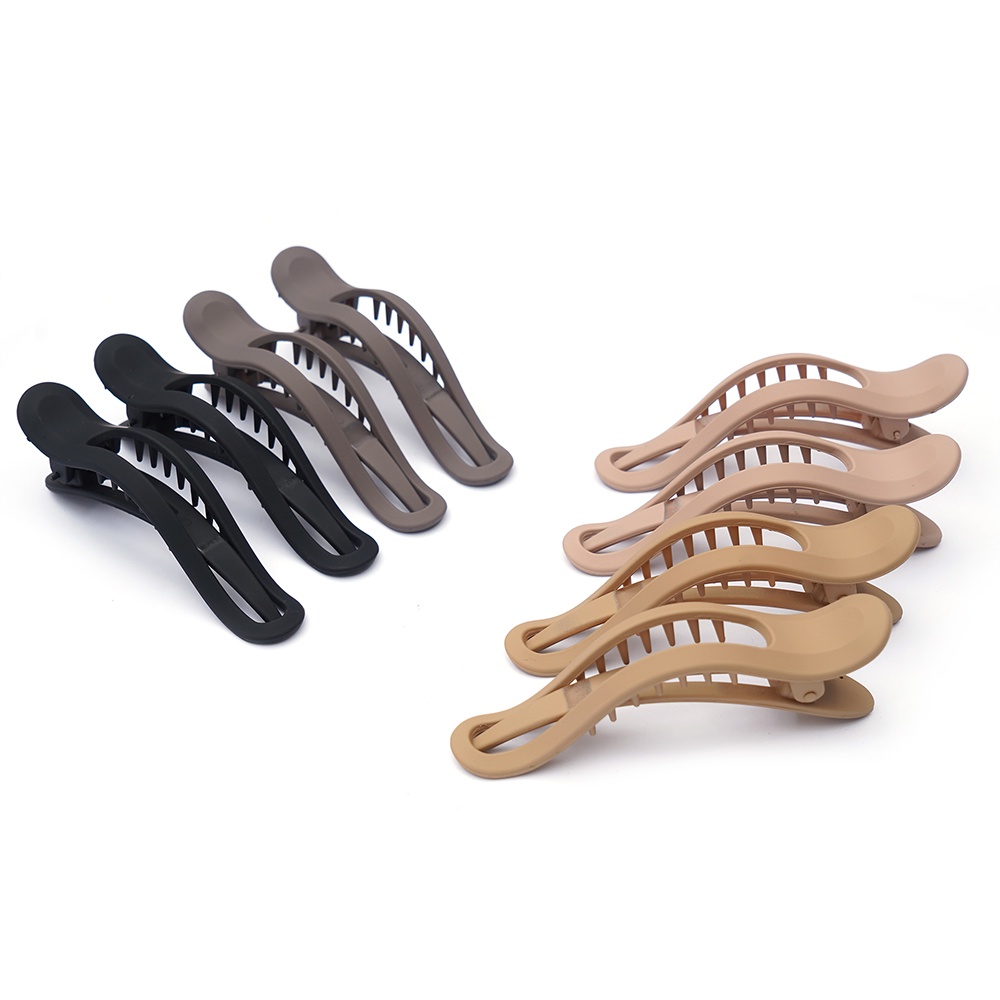 Trendy Matte hair Clip Untuk Wanita Chic Dan Bertekstur hair Claw Aksesoris Rambut