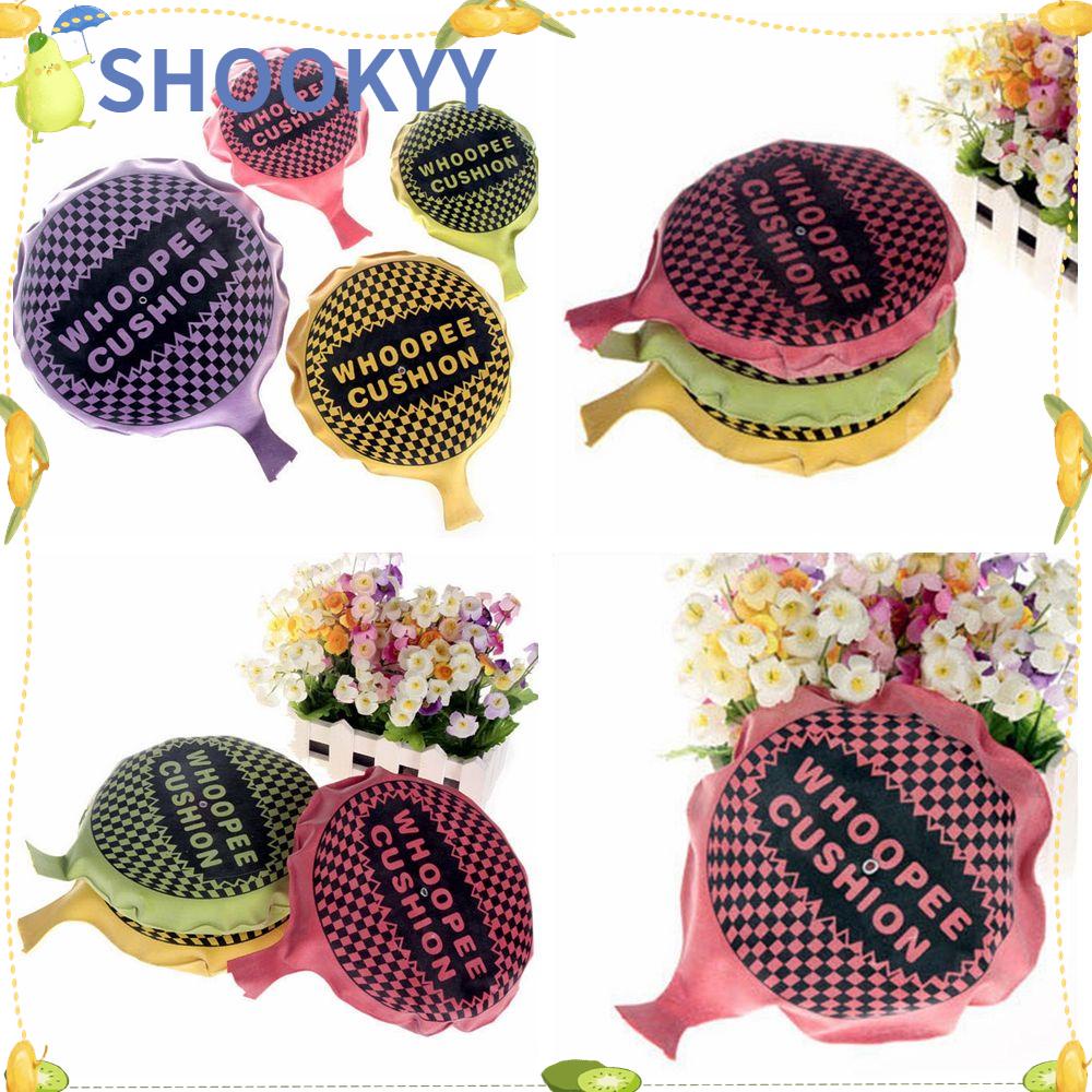 Chookyy Random Color Whoopee Cushion Hot Balon Lucu Gag Self Inflating Fart
