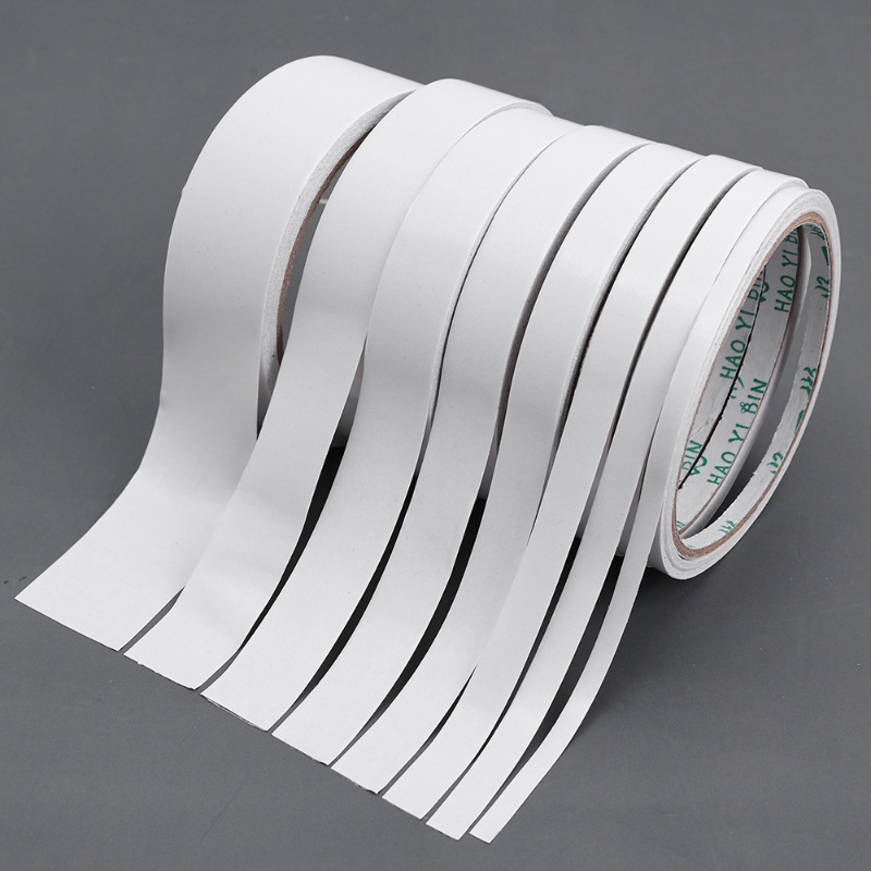 8m /Roll Tape Dua Sisi Transparan Berperekat Tinggi/Tape Perekat Sobek Tangan Alat Tulis Sekolah Perlengkapan Kantor