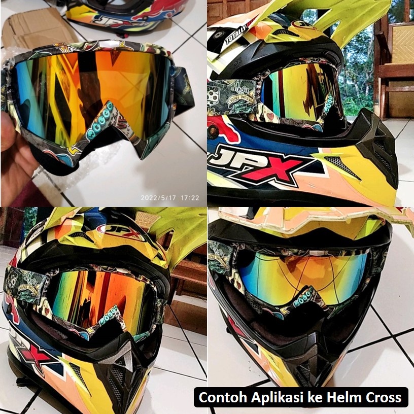 YGRETTE - GOGGLE SKI MOTO CROSS TRAIL KACAMATA HELM CROSS TRAIL GOGLE MTB