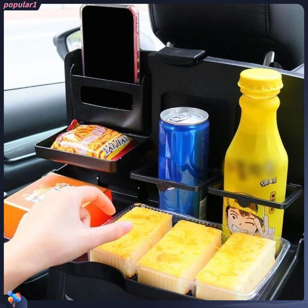 Popular Car Drink Holder Tray Aksesoris Mobil PP Meja Komputer Meja Makan Mobil