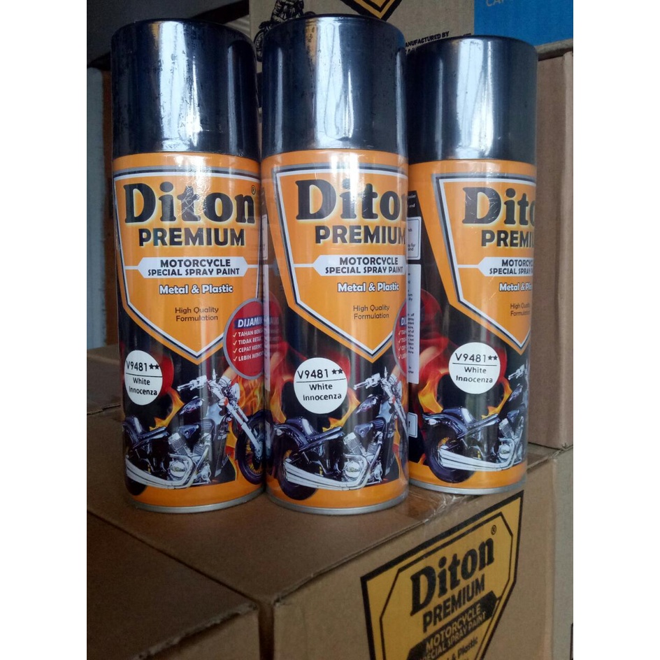 pilok pilox diton premium white innocenza 9481 400cc v9481** putih vespa 400cc cat semprot diton premium