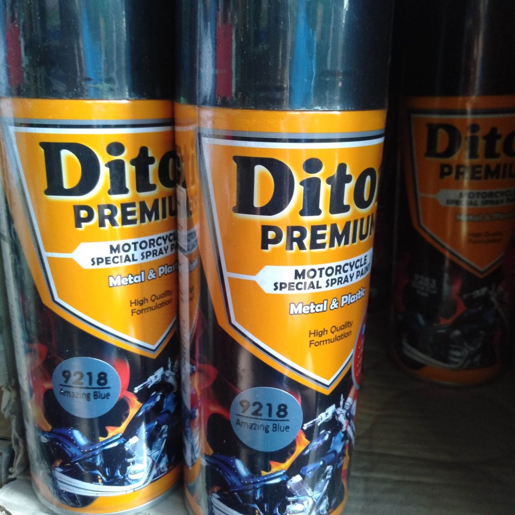 Pilok Pilox Diton Premium Amazing Blue 9218 400cc biru muda metalik h9218 cat semprot diton premium