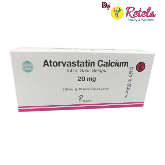 ATORVASTATIN 20MG 1 STRIP 10 TABLET