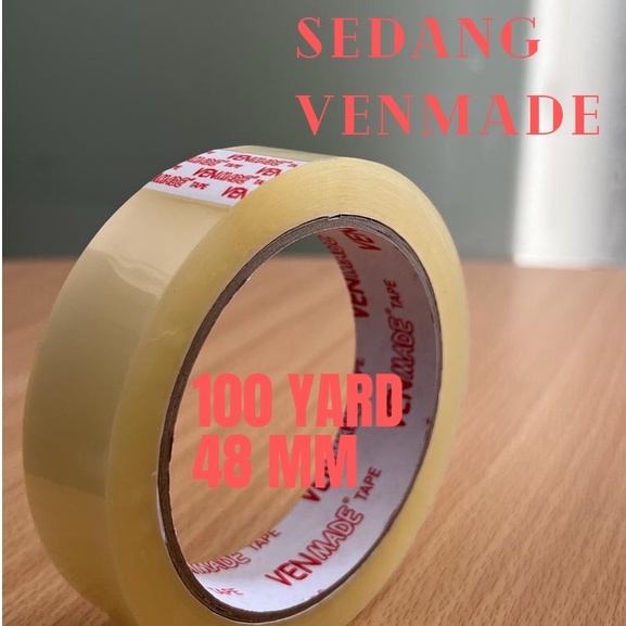 

(12 pcs) ISOLASI SEDANG MERK VENMADE 24MM X 100Y