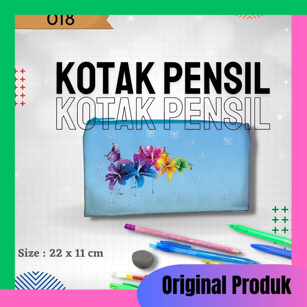 

Tempat Pensil, Kotak Pensil 018 gambar Bunga Flowers Serbaguna Murah Dan Kualitas Terjamin , Original Produk Bahan Tebal