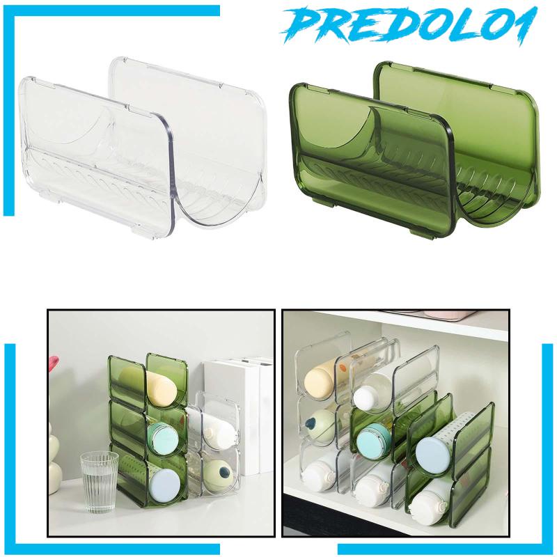 [Predolo1] Botol Air Minum Organizer Stackable Cabinet Organizer Untuk Lemari Kantor Kulkas