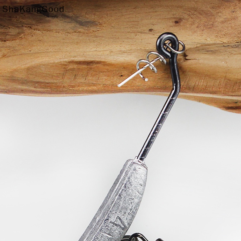 Kait Engkol Selip Payet Sendok Logam Menambah Berat Umpan Dengan Kunci Twist Barbed Hook Offset Hooks SKK