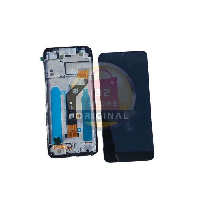 LCD + FRAME INFINIX SMART 6 / NFC X6511B X6511 X6511C ORIGINAL COPOTAN