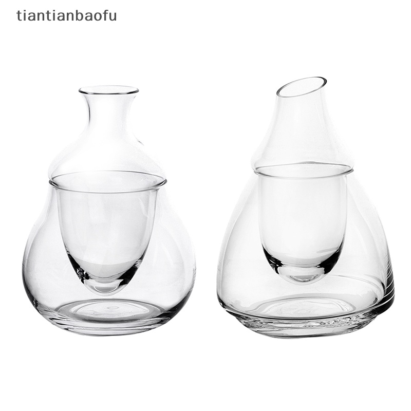 [tiantianbaofu] Glass Ice Bucket Red Wine Decanter Dispenser Anggur Whiskey Decanter Bar Alat Butik