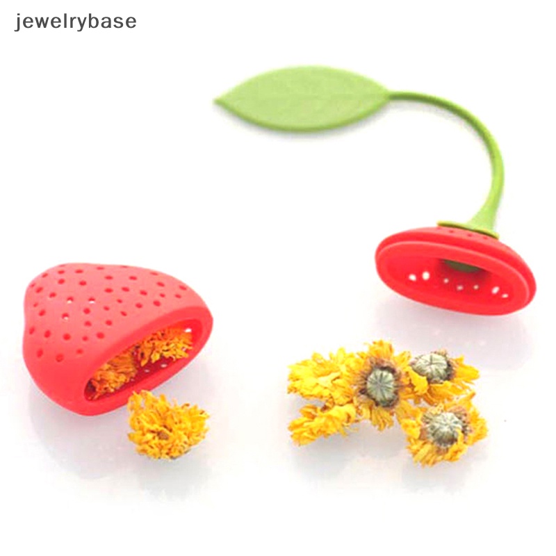 [jewelrybase] Silikon Tea Infuser Ball Kreatif Teko Alat Saringan Daun Teh Alat Dapur Butik