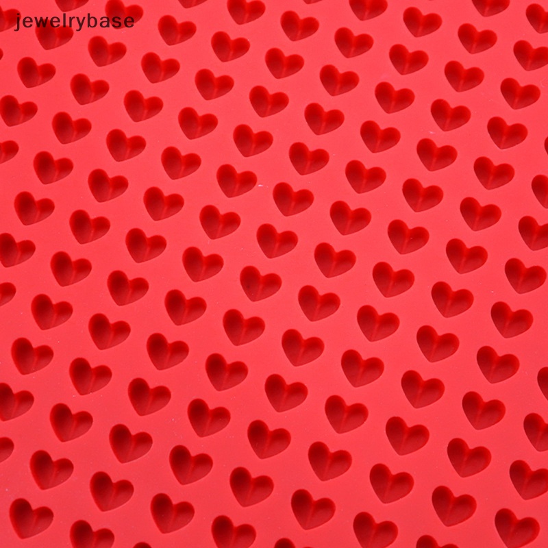 [jewelrybase] 1pc 255 Cavity Mini Berbentuk Hati Cetakan Silikon DIY Ice Cube Tray Alat Kue Butik