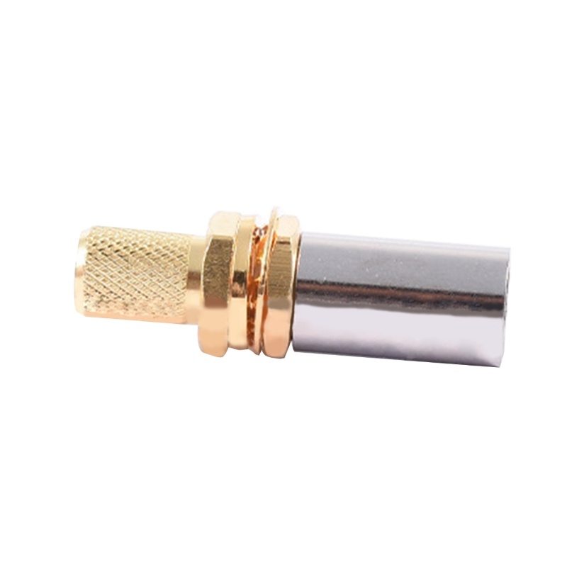 Vivi Konektor Crimp SMA Female Untuk Jumper Kabel Coaxial LMR240 Kuningan Lapis Emas