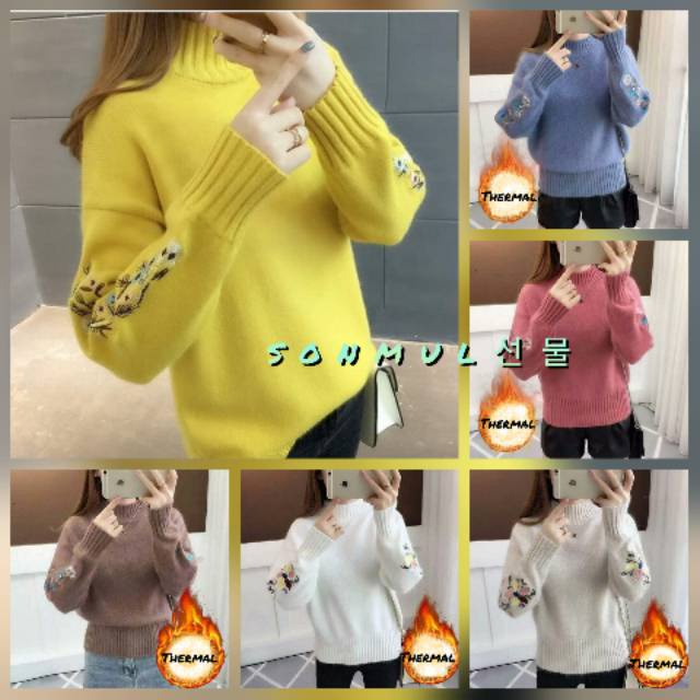 IMPORT WOMAN WINTER TURTLENECK TOP 'MISCHA' BAJU ATASAN WANITA MUSIM DINGIN