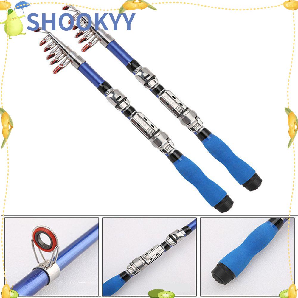 Chookyy 1.0-2.1M Joran Pancing Portable FRP Hard Carbon Sticks