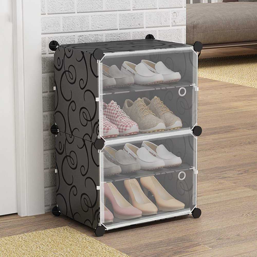 TD - DPR WEILIANG Rak Sepatu Sendal 4 Susun Shoe Shelf Cabinet - SSA8