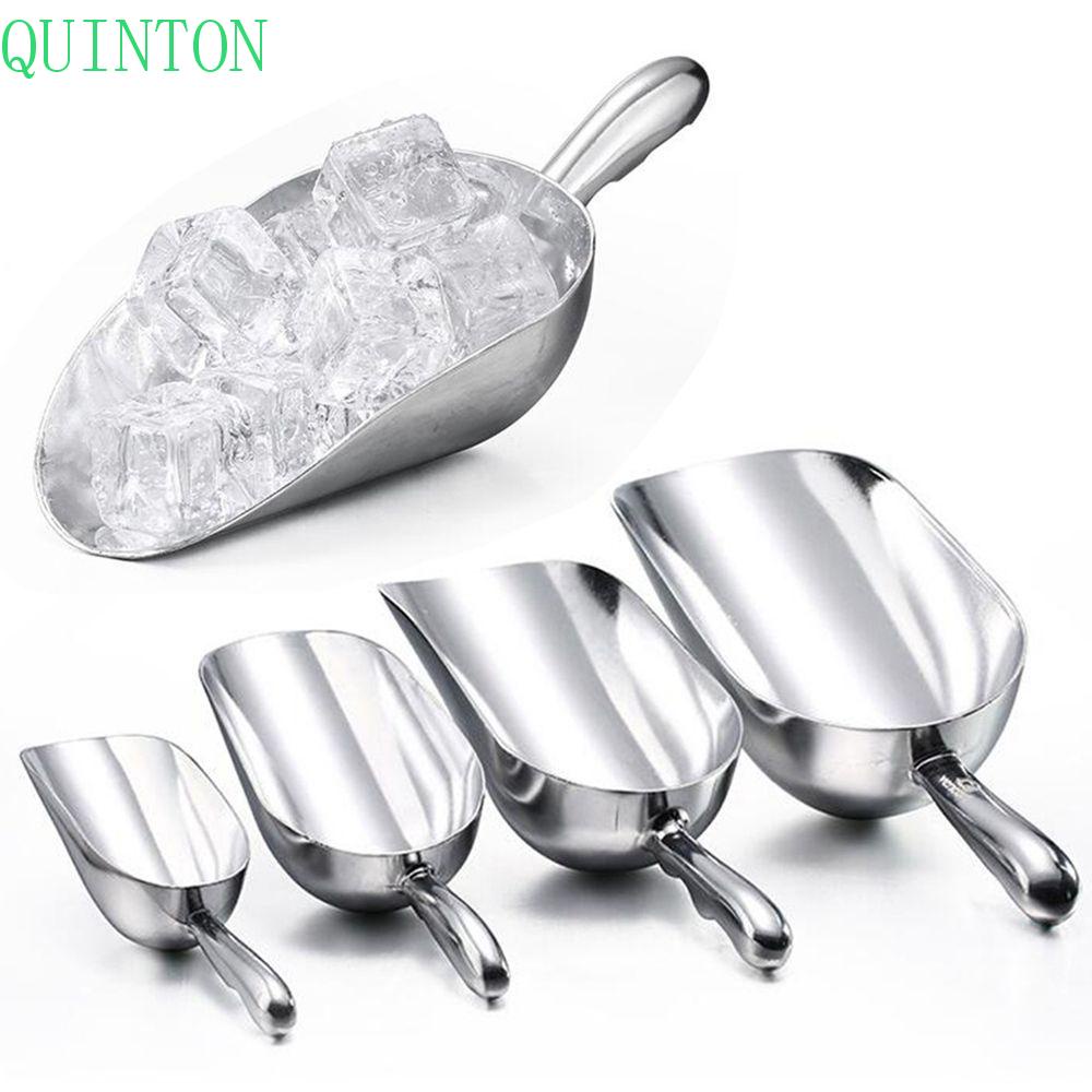 Quinton Ice Scoop Aluminium Alloy Multi-Fungsi Ice Scraper Bar Alat Untuk Ice Grain Kitchen Gadget Grain Shovel