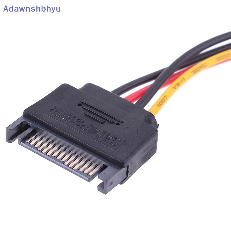 Kabel Power Adhyu SATA to IDE 15pin SATA Male to Molex IDE 4pin Female Cable Adapter ID