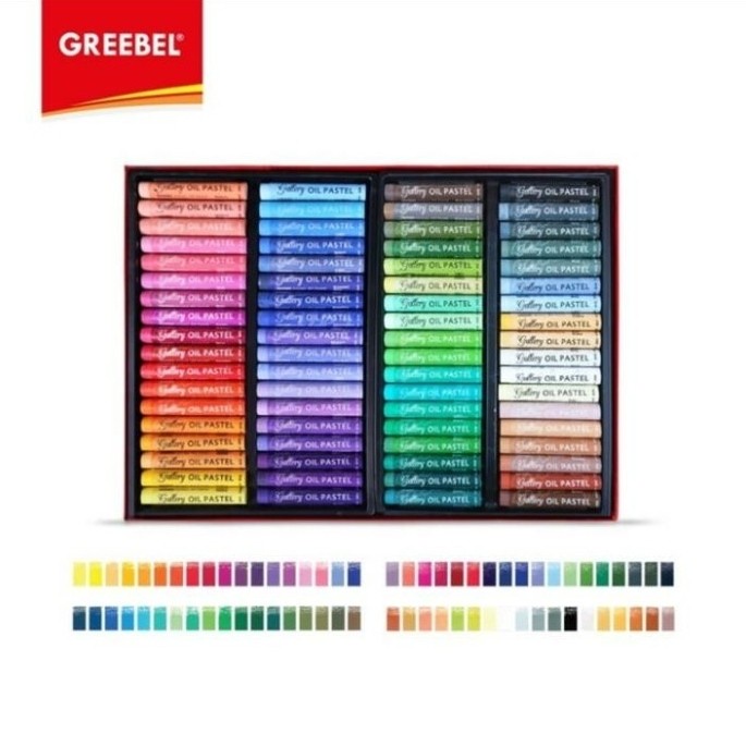 

Crayon GREEBEL Artist Oil Pastels 72 Warna