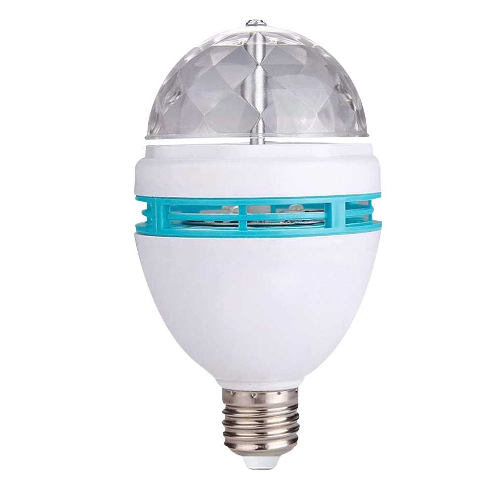 TD - LMP SEACAT Lampu LED RGB Color Crystal Rotating Light Bulb E27 3W - EP27